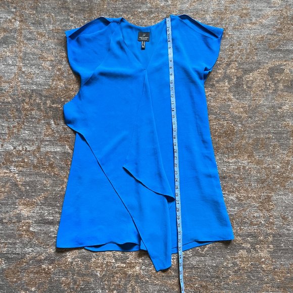 Adrianna Papell Blue Midi Dress 2P - Picture 12 of 15